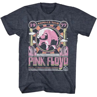 Buy Pink Floyd Animals Tour 1977 Madison Square Gardens Men's T Shirt Music Merch • 39.92£
