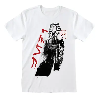 Buy Star Wars Ahsoka Ink Text T-Shirt • 17.99£