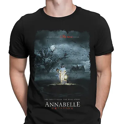 Buy Halloween T-Shirt Annabelle Creation Movie Poster Horror Scary Mens T Shirts #HD • 6.99£