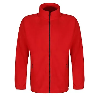 Buy Mens Fleece Jacket Full Zip Up Polar Work Warm Anti Pill Outdoor Coat Top Pocket • 11.99£