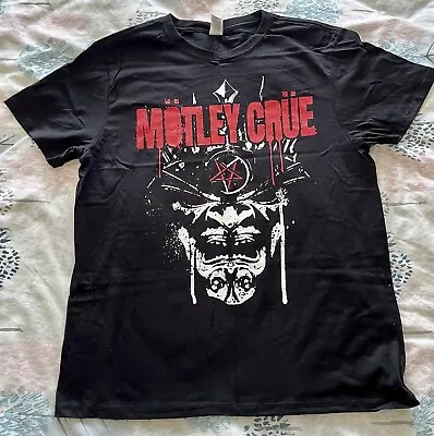 Buy Mötley Crüe 2023 Uk & Europe Tour T-shirt Men’s Medium New - Rock Metal   • 14.99£