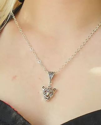 Buy Leopard Necklace BIG CAT Jewellery SIZE Plus Birthday Gifts • 5.45£