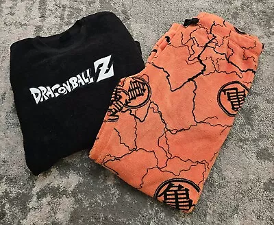 Buy Dragonball Z Fleece Pyjama Set Men's Size L Primark  • 14.99£