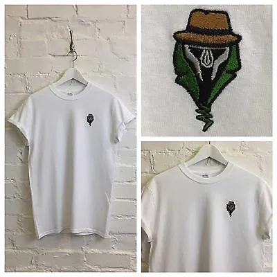 Buy Actual Fact Dr Doom Embroidered Hip Hop White T-Shirt *CLEARANCE* L • 10£