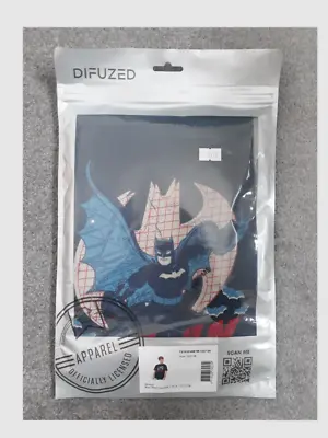 Buy Batman T-Shirt For Kids By Difuzed - Brand New Packaged Navy Blue Print T-Shirt • 10£
