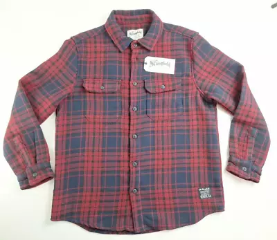 Buy The Stronghold Heavyweight Shirt Size L NEW Lumberjack Jacket Red Black Check • 19.99£