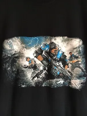 Buy XL 44-46 Gears Of War 4 Xbox 1 Marcus Fenix Rare Gaming 2016 T-Shirt Used • 15£