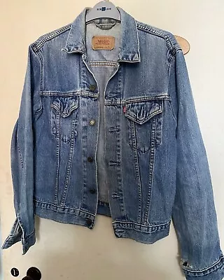 Buy VINTAGE '97 LEVI'S For Girls 70590 Original Denim Jacket Size L • 10£