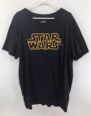 Buy Star Wars Short Sleeve Womens T Shirt Size 3X Stars Space Print Black Yellow • 9.98£