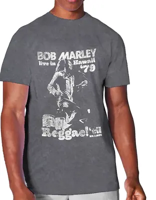 Buy Bob Marley Unisex T-shirt: Hawaii 79 Official Merch New Size Small • 15.97£