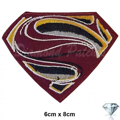 Buy Superman Embroidery Patch Iron Sew On Movie Comic Fashion Badge Cartoon • 2.29£