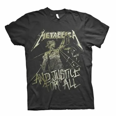 Buy Official Metallica T Shirt And Justice For All Vintage Rock Metal Band Tee Mens • 14.94£