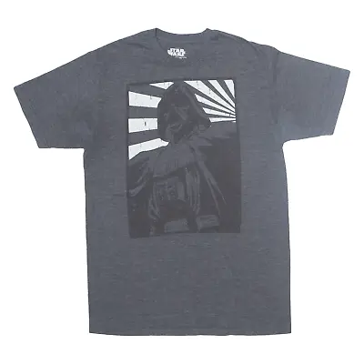 Buy STAR WARS Darth Vader Mens T-Shirt Grey L • 7.99£