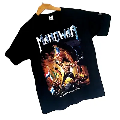 Buy ManowaR Warrior Of The World 2007 Vtg T-shirt Mens Size:L • 142.80£