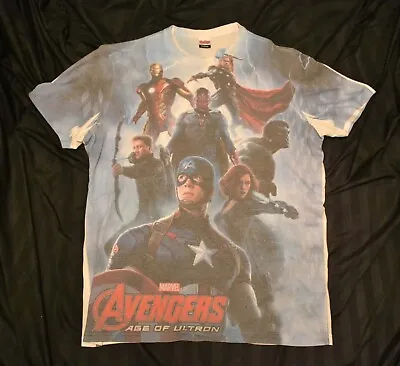 Buy T Shirt Marvel Avengers Age Of Ultron White Large • 12£
