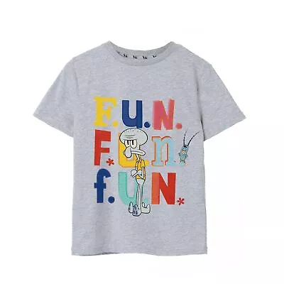 Buy SpongeBob SquarePants Boys Fun Squidward T-Shirt NS7380 • 14.59£