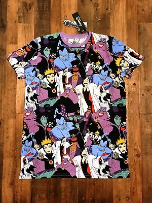 Buy Cakeworthy X Disney Villains AOP All Over Print T-Shirt Size Medium Brand New • 33.77£