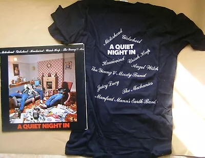 Buy Motorhead/Girlschool/Uriah Heep/Hawkwind Etc -  A Quiet Night In  -  T-Shirt • 14.40£