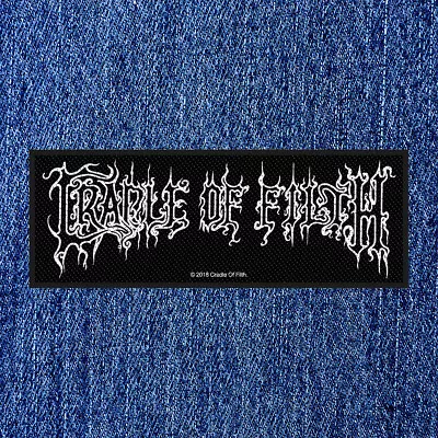 Buy Cradle Of Filth - Logo (new) Sew On Woven Patch Official Band Merch • 4.75£