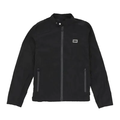 Buy Born Rich Mens Almandine Leather Badge Biker Jacket BG250 • 33.59£