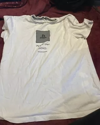 Buy Men’s White PlayStation Tshirt  • 5£