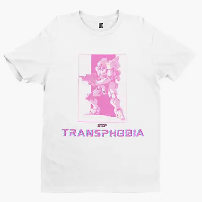 Buy Stop Transphobia T-Shirt -Comedy Funny Gift Film Movie TV Robot Transformer • 9.59£