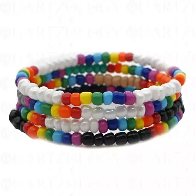 Buy LGBT Bracelet Rainbow Friendship Bracelets Gay Pride Jewellery Festival • 3.99£