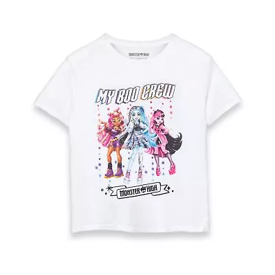 Buy Monster High Girls Boo Crew T-Shirt NS7703 • 14.59£