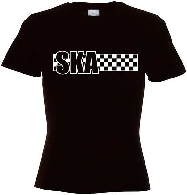 Buy SKA Motiv  Girl-T-Shirt, Schwarz • 13.81£