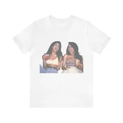 Buy Vintage Look Tshirt Of Selena And Aaliyah, Sweater Unisex T-shirt Crewneck Shirt • 19.99£