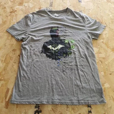 Buy The Batman Graphic T Shirt Grey Adult Large L Mens Summer • 11£