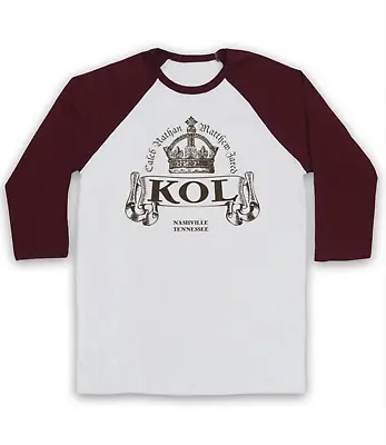 Buy Kings Of Unofficial Kol Crown Band Rock Members 3/4 Sleeve Baseball Tee • 23.99£