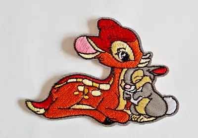 Buy BAMBI & THUMPER - Embroidery Iron On / Sew On Patch For DIY Clothing • 3£