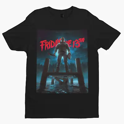 Buy Friday 13th Dock T-Shirt - Halloween Horror Film TV Scary Retro Kruger Pennywise • 10.79£
