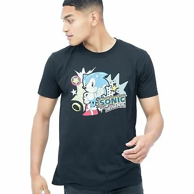 Buy Sonic The Hedgehog Mens T-shirt Black S - XXL Official • 13.99£