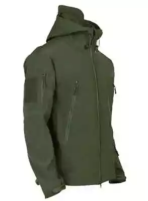 Buy Mens Tactical Coat Combat Waterproof Jacket Winter Warm Hooded Outdoor Jacket • 26.99£