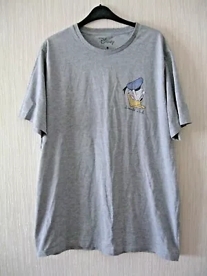 Buy Mens Size Xl Disney River Island Tee Donald Duck Tshirt Top Shirt Grey Retro • 14.99£