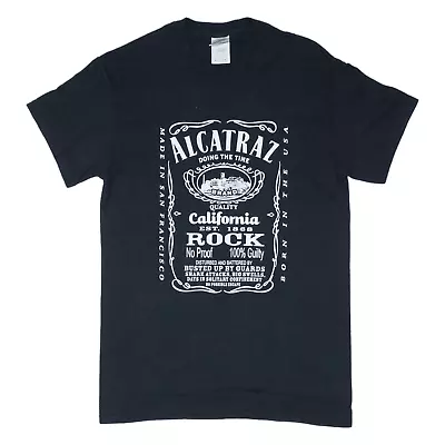 Buy GILDAN Alcatraz Whiskey Mens T-Shirt Black S • 6.99£