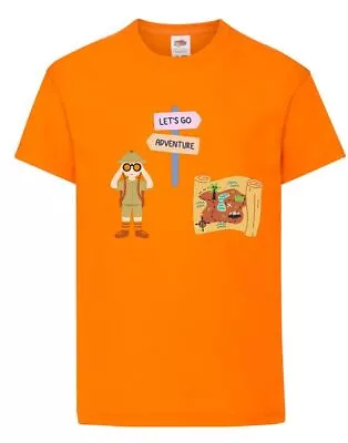 Buy Kids Lets Go Adventure Printed Novelty Joke Pun Unisex Short Sleeve Tee Top • 13.95£