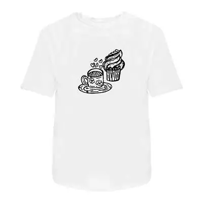 Buy 'Tea & Cupcake' Men's / Women's Cotton T-Shirts (TA027115) • 11.89£