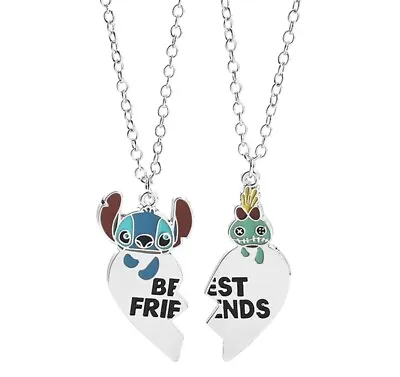 Buy Best Friends Necklaces For Lilo And Stitch Disney Anime Jewelry • 4.99£