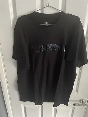 Buy Boohoo Man 2XL Plus Size Limited High Shine Print T Shirt • 4£