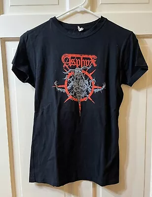 Buy Asphyx 2014 Ladies Women's Large T-Shirt Tour Shirt Death Metal Deathfest • 18.90£