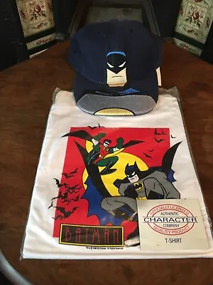 Buy Batman Animated Kids Childrens Vintage T-shirt & Baseball Cap • 49.99£