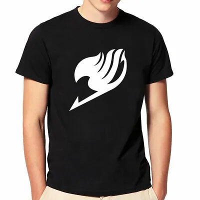 Buy Unisex Casual T-shirt Anime Fairy Tail TShirts Short Sleeve Tees Cosplay Hip-hop • 7.19£