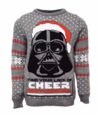 Buy Large (UK) Star Wars Darth Vader Ugly Christmas Jumper Sweater Xmas By Numskull • 33.99£