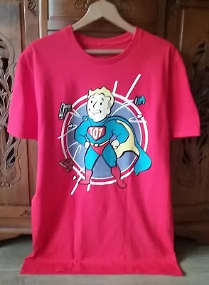 Buy Loot Crate Exclusive Fallout Toughness T-Shirt Red Size Medium New • 19.99£