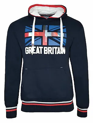 Buy Hoodie Mens S Or M Union Jack Flag Great BriTain Team GB Olympics • 9.95£