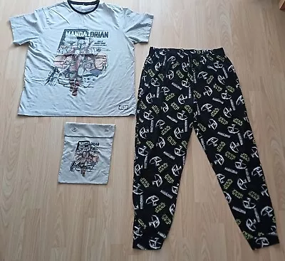 Buy Mens Long Pyjama PJ Set Size XL Star Wars The Mandalorian  Design • 5.99£