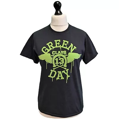 Buy Vintage Green Day T-Shirt 2012 Pop Rock Tour Band Black Uk M 10 Women's • 29.99£